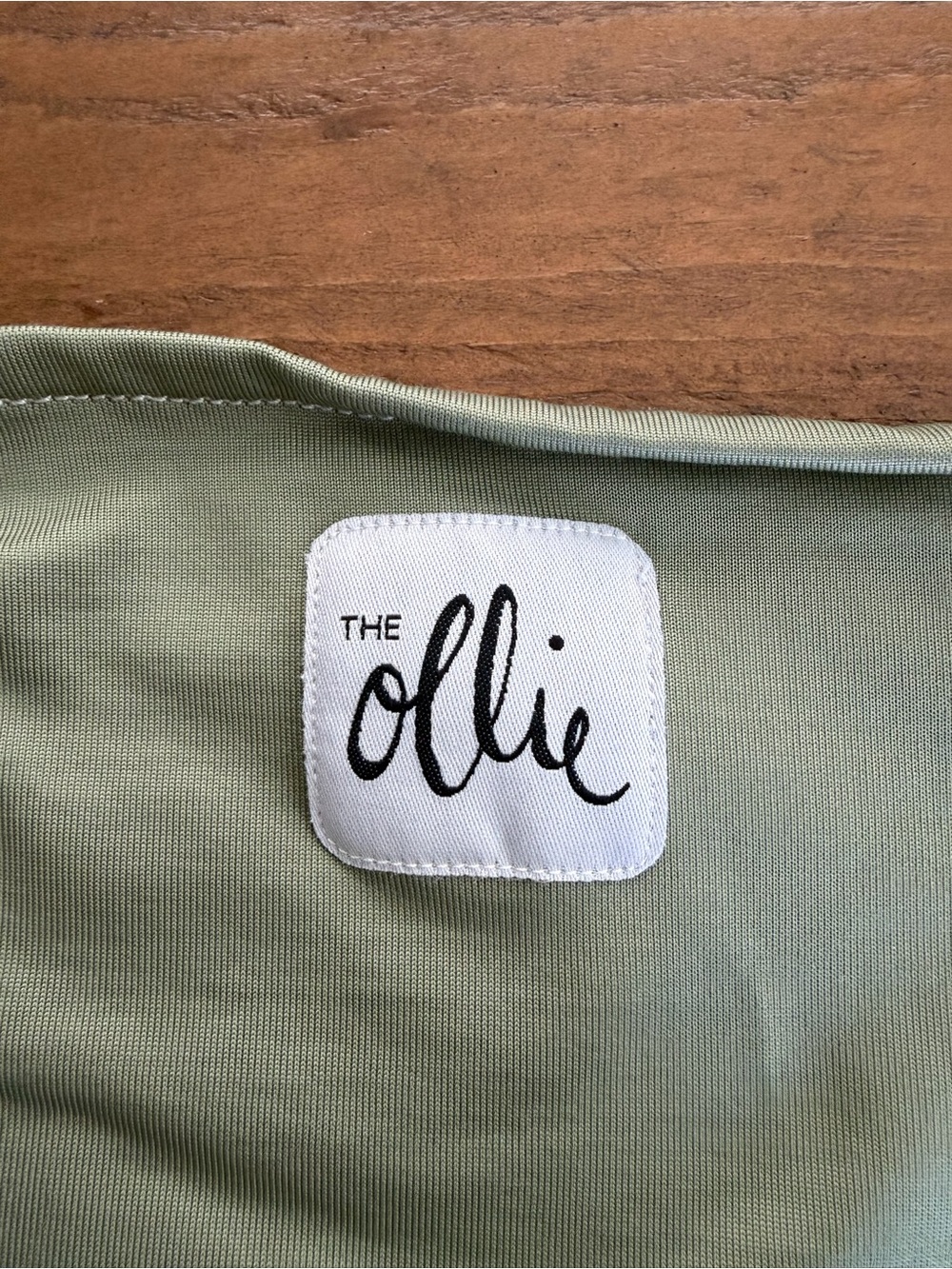 The Ollie Swaddle Sage Green Adjustable Baby Swaddle One Size